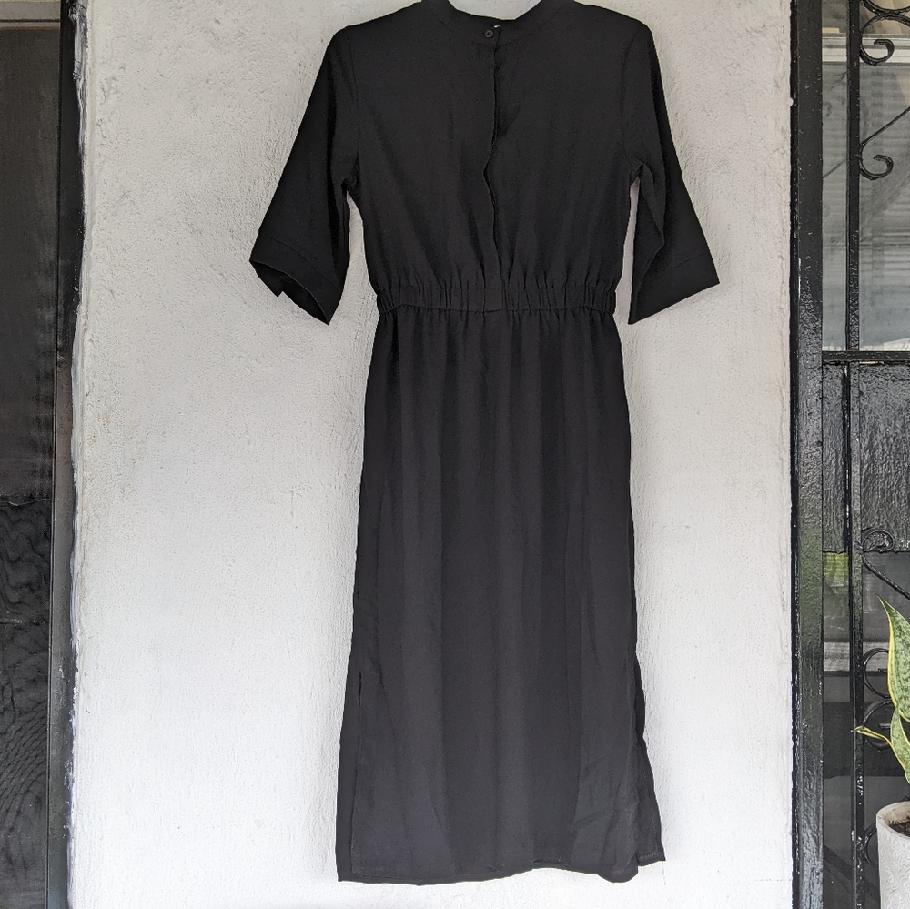 Black maxi dress